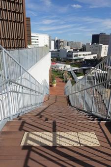 階段 階段,段差,のぼるの写真素材