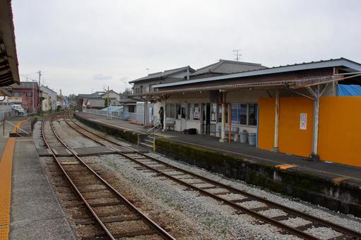 島原鉄道、多比良町駅、ホーム 島原鉄道、多比良町駅、ホーム 島原鉄道,島鉄,多比良町駅の写真素材