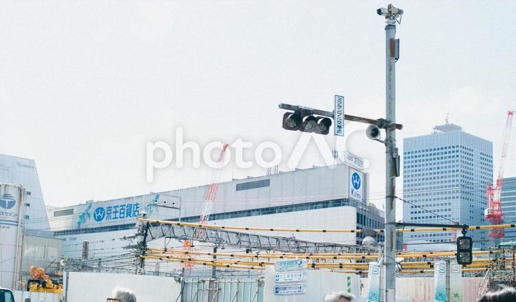 新宿東口　京王百貨店 新宿,東口,京王百貨店の写真素材