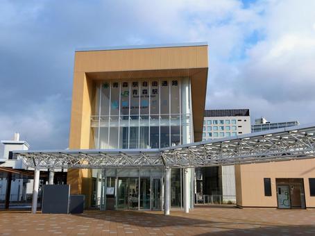 JR奥羽本線 青森駅 西口駅舎 jr奥羽本線,jr津軽線,青い森鉄道線の写真素材