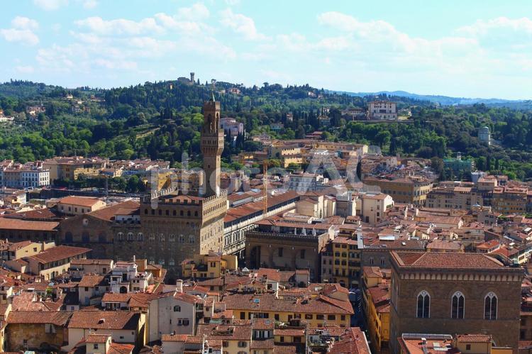 イタリア・フィレンツェの街並み イタリア,フィレンツェ,ヨーロッパの写真素材