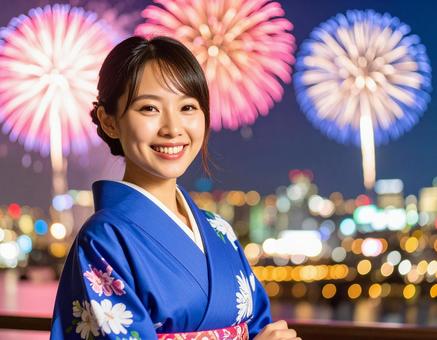 花火大会と彼女 花火大会と彼女の写真