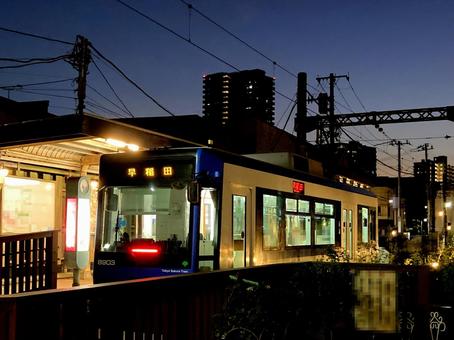 都電 都電 都電,さくらトラム,都電荒川線の写真素材