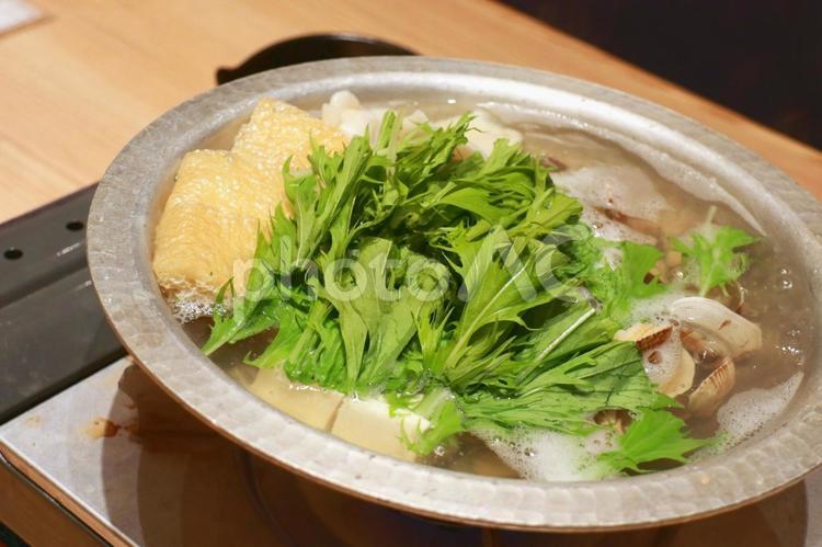 水炊き 2「和食」 水炊き,水炊き鍋,鍋の写真素材