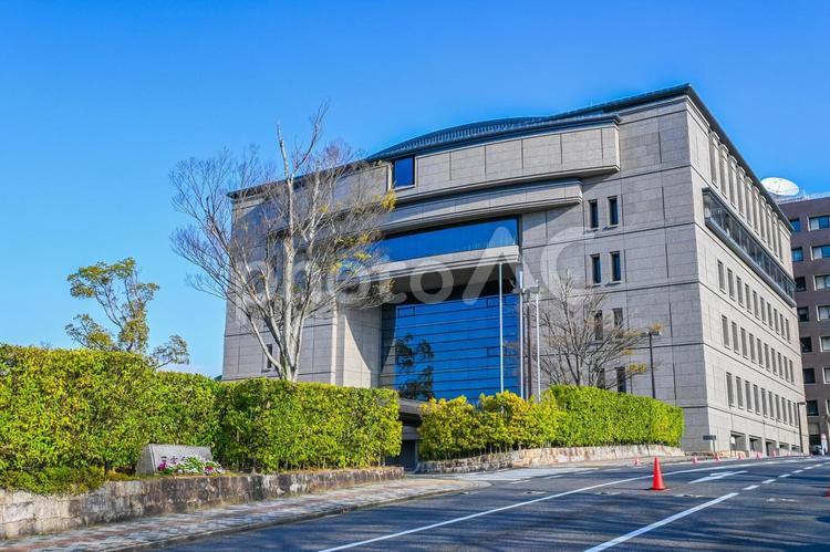 三重県県議会棟の外観 三重県県議会棟,県議会棟,県議会の写真素材