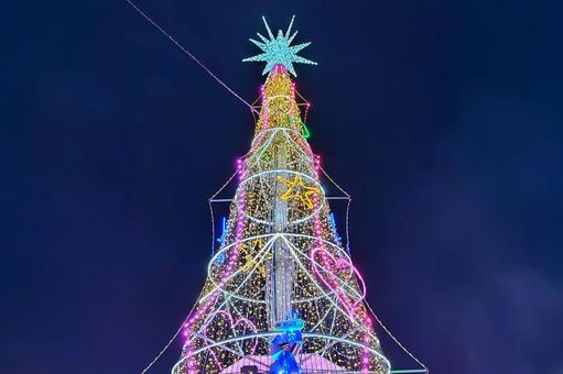 イルミネーション イルミネーション,灯り,広島県の写真素材