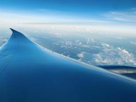 雲海 翼 ジェットエンジン 雲海 翼 ジェットエンジン 雲海,翼,ジェットエンジンの写真素材