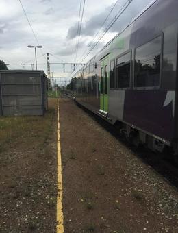 フランス リヨン 駅 フランス リヨン 駅 フランス,リヨン,郊外の写真素材