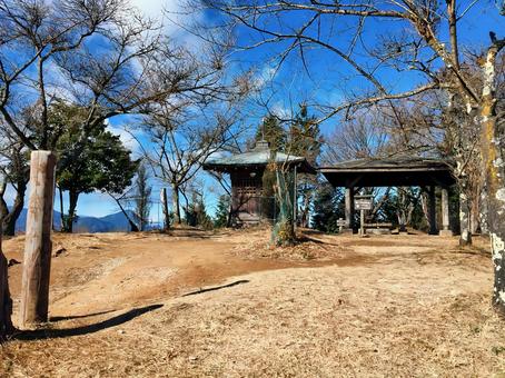 関八州見晴台の山頂 関八州見晴台の山頂 関八州見晴台,越生,飯能の写真素材