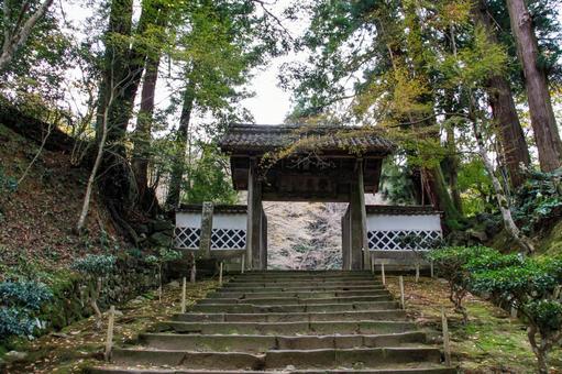 津和野　永明寺山門の写真