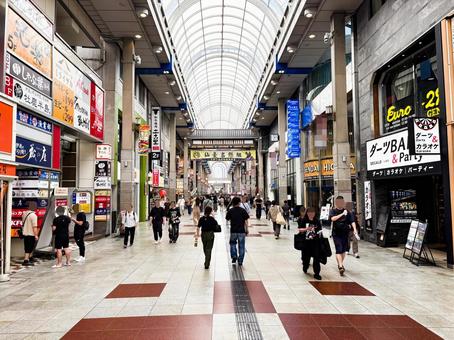 仙台駅前アーケード商店街 仙台駅前,アーケード商店街,ハピナ名掛丁商店街の写真素材