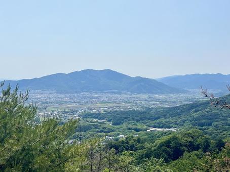 叶岳の頂上から見る風景2 叶岳の頂上から見る風景2の写真