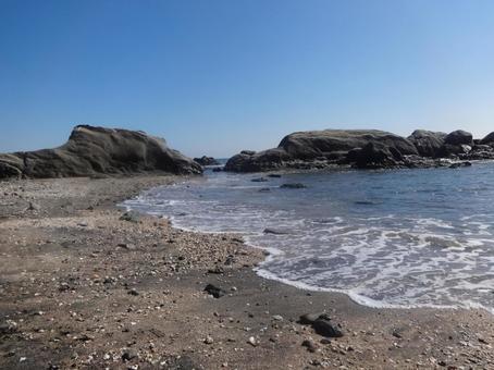 海岸線と岩場 海岸線と岩場 海,岩場,海岸の写真素材