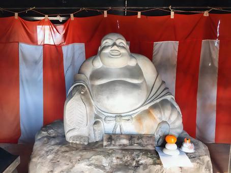 武州寄居七福神の布袋尊 武州寄居七福神,布袋尊,七福神の写真素材