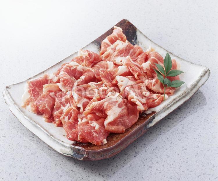 豚肉薄切り 豚肉,薄切り,薄いの写真素材