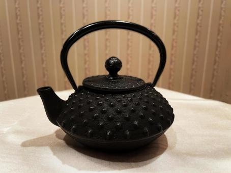 南部鉄器　鉄瓶 南部鉄器,名産,岩手の写真素材