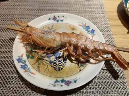 海老いろり焼き 海老いろり焼き 海老焼き,海老,えびの写真素材