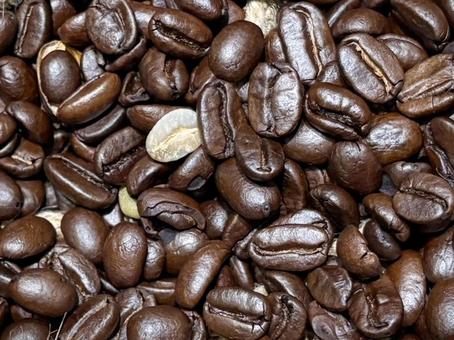 コーヒー豆　横 コーヒー豆,コーヒー,豆の写真素材