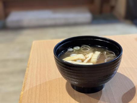 味噌汁 味噌汁 味噌汁,みそ汁,日本の写真素材