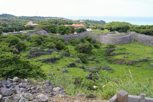 今帰仁城3 今帰仁城3 今帰仁城,城址,世界遺産の写真素材