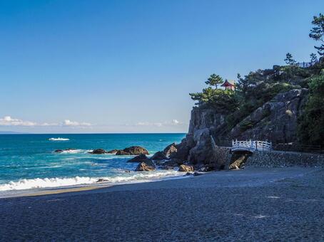 【高知県】高知市・桂浜 桂浜,龍王岬,高知市の写真素材