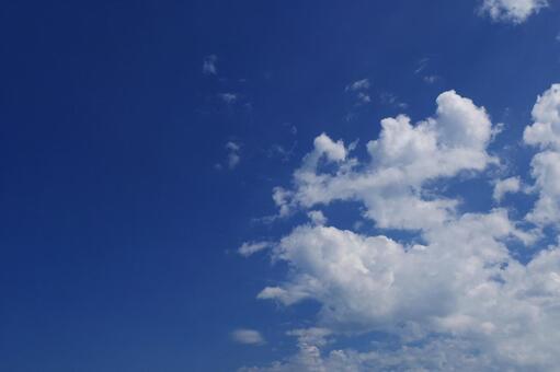 青空と雲 青空,空,大空の写真素材