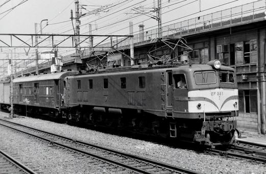 EF58形電気機関車(EF58 1) EF58形電気機関車(EF58 1) のりもの,鉄道写真,鉄道車両の写真素材