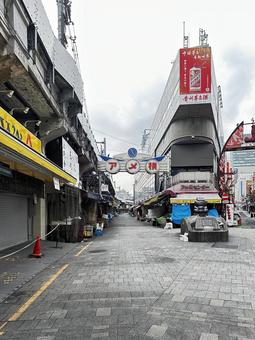 台東区上野 アメ横 商店街付近 台東区上野 アメ横 商店街付近 アメ横商店街付近,アメ横,台東区上野の写真素材