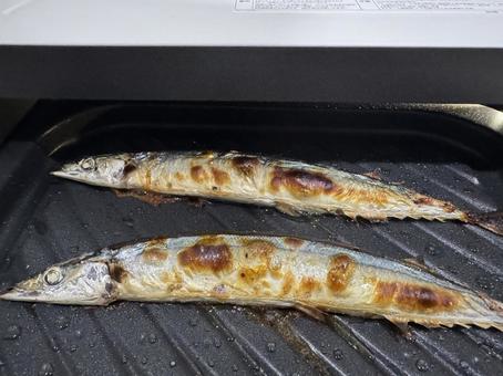 サンマの塩焼き サンマの塩焼きの写真