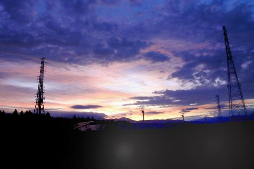 夕焼け 夕焼けの写真