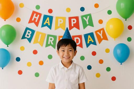 お誕生日の主役です お誕生日の主役ですの写真