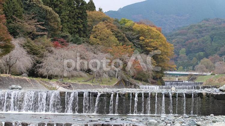 松田町寄の風景 田舎,松田町,川沿いの写真素材