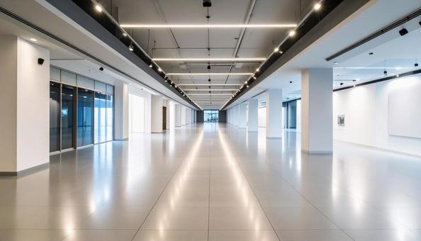 展示会の会場の写真