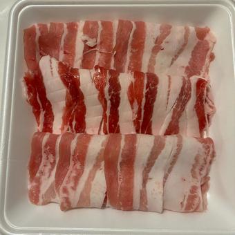 肉 肉 肉,バラ肉,豚肉の写真素材