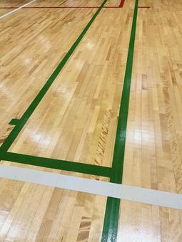 体育館の床 03 体育館,スポーツ施設,フロアの写真素材