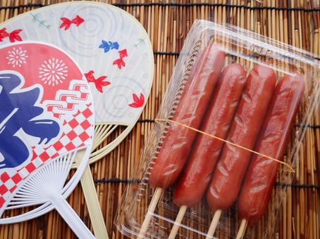 夏祭りフランクフルト2 夏祭りフランクフルト2 フランクフルト,ソーセージ,お祭りの写真素材