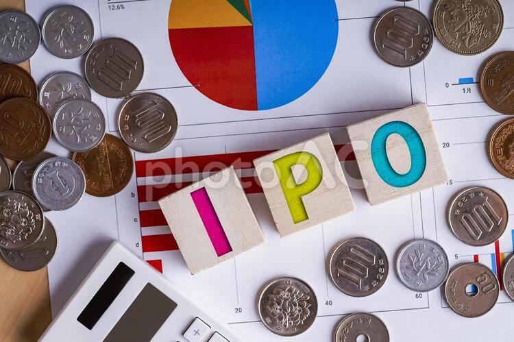 IPOとビジネスイメージ ipo,株,取引きの写真素材