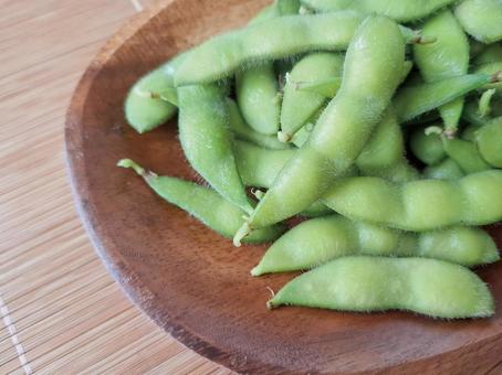 塩茹で枝豆_4 塩茹で枝豆_4の写真