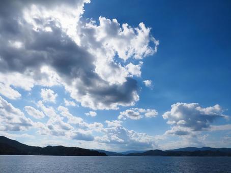雲_009 自然,風景,景色の写真素材