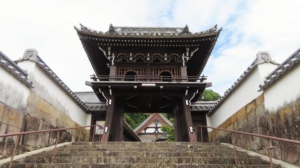 隨念寺 鐘楼門 白土塀 隨念寺 鐘楼門 白土塀 隨念寺,神社仏閣,寺の写真素材