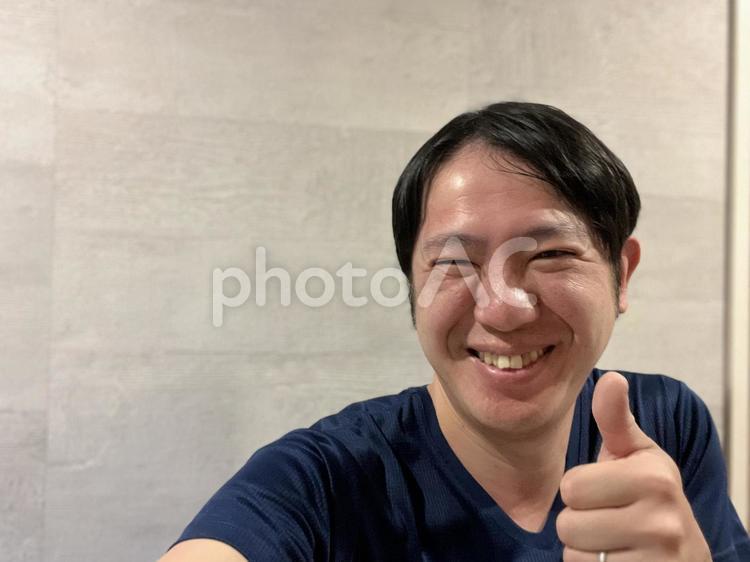 笑顔のおじさん　2 笑顔,おじさん,笑うの写真素材