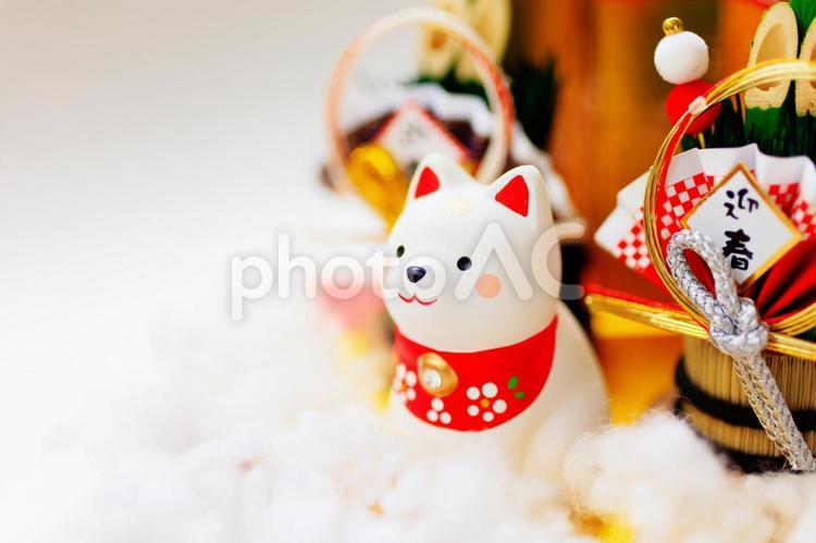 干支22-犬の小物- 干支22-犬の小物- 犬,和,干支の写真素材