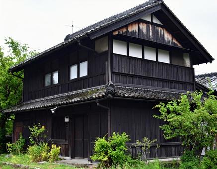 古い日本の家 古い日本の家の写真