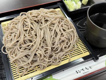 大盛りのざる蕎麦 蕎麦,ざる,手打ちの写真素材