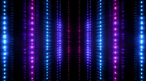 対称的なLEDライトの光のパターン背景の写真