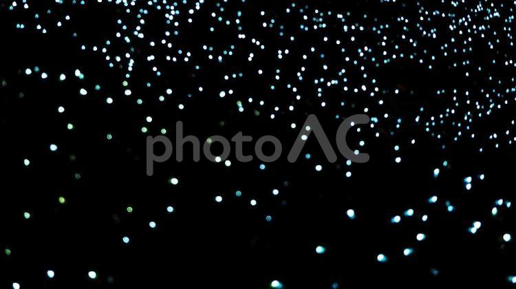 イルミネーションの玉ボケ。夜景の背景素材 イルミネーション,玉ボケ,キラキラの写真素材