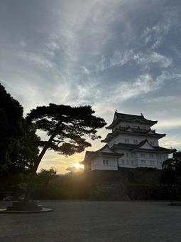 夕焼けの小田原城③ 夕焼けの小田原城③ 城,小田原城,japanの写真素材