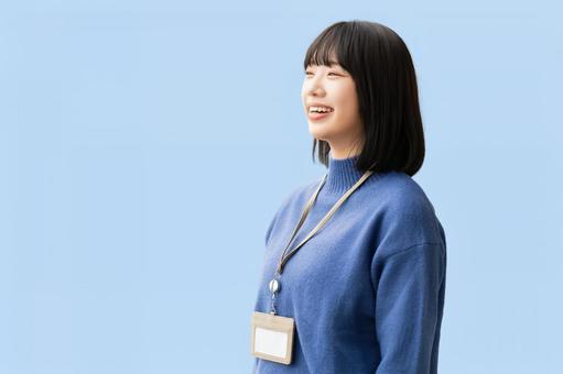 笑顔の女性・ビジネスウーマン 笑顔の女性・ビジネスウーマン 女性,笑顔,微笑むの写真素材