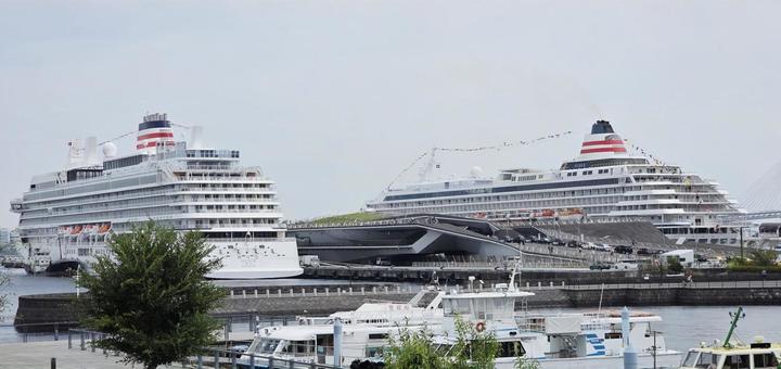 風景 横浜 大さん橋 風景 横浜 大さん橋の写真