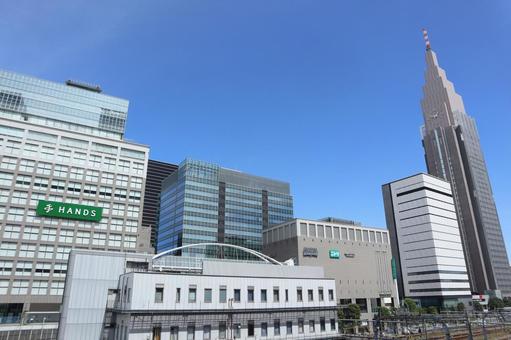 新宿 街並み 新宿 街並み 新宿,街並み,ビジネス街の写真素材